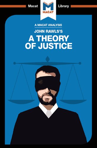 An Analysis Of John Rawlss A Theory Of Justice The Macat Library 1st Edition Filippo Dionigi