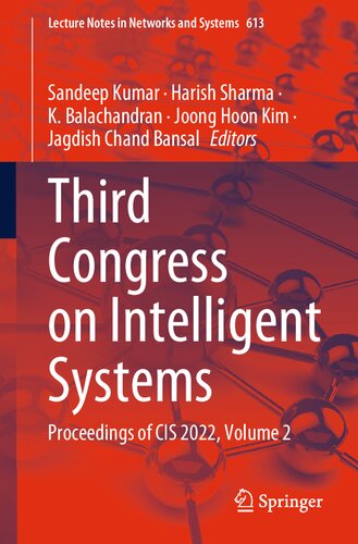 Third Congress On Intelligent Systems Proceedings Of Cis 2022 Volume 2 Sandeep Kumar