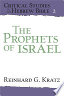 The Prophets Of Israel Reinhard G Kratz