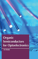Organic Semiconductors For Optoelectronics Sachchidanand Shukla