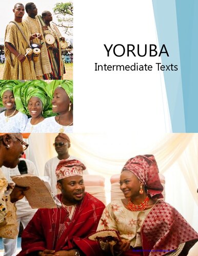 Yoruba Intermediate Texts H David Mcclure