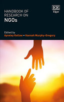 Handbook Of Research On Ngos Aynsley John Kellow Hannah Murphygregory