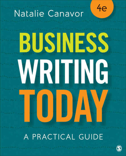 Business Writing Today 4th Edition Natalie Canavor