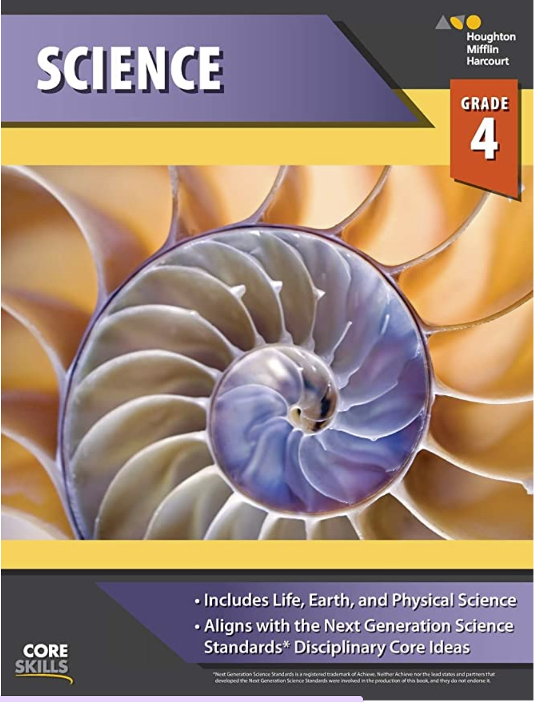 Core Skills Science Workbook Grade 4 Houghton Mifflin Harcourt