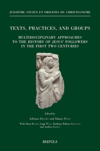 Texts Practices And Groups Adriana Destro Mauro Pesce