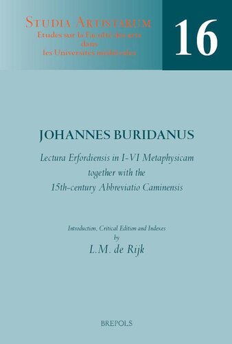 Abbreviatio Caminensis Jean Buridan