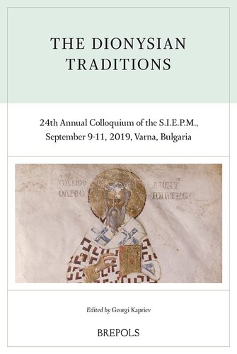 Dionysian Traditions Georgi Kapriev