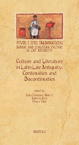 Culture And Literature In Latin Late Antiquity Continuities And Discontinuities Studi E Testi Tardoantichi English French And Italian Edition Mul Roberta Ricci Editor