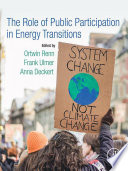 The Role Of Public Participation In Energy Transitions Ortwin Renn