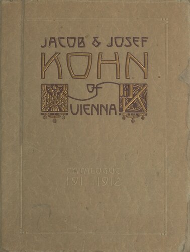 Jacob Josef Kohn Catalogo Estratto Dei Mobili In Legno Curvato 1912 Ca Julio A Vives Chillida