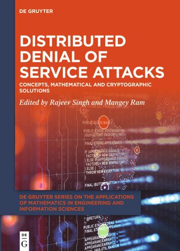 Distributed Denial Of Service Attacks Concepts Mathematical And Cryptographic Solutions Rajeev Singh Editor Mangey Ram Editor