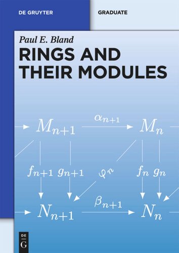 Rings And Their Modules Paul E Bland