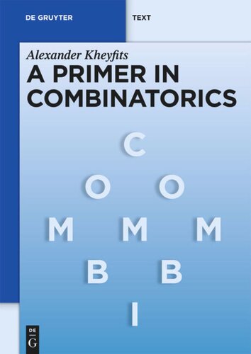 A Primer In Combinatorics Alexander Kheyfits