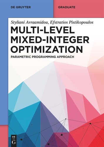 Multilevel Mixedinteger Optimization Parametric Programming Approach Styliani Avraamidou Efstratios Pistikopoulos