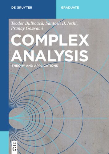 Complex Analysis Theory And Applications Teodor Bulboac Santosh B Joshi Pranay Goswami