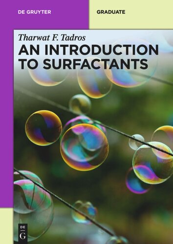An Introduction To Surfactants Tharwat F Tadros