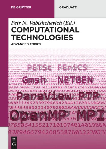 Computational Technologies Advanced Topics Petr N Vabishchevich Editor