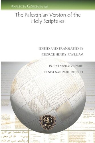 The Palestinian Version Of The Holy Scriptures George Henry Gwilliam Editor