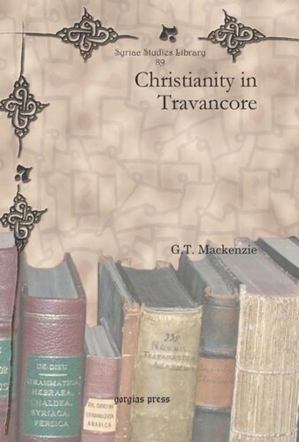 Christianity In Travancore Gt Mackenzie