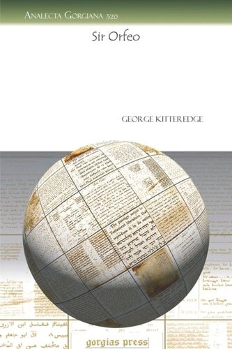 Sir Orfeo George Kitteredge