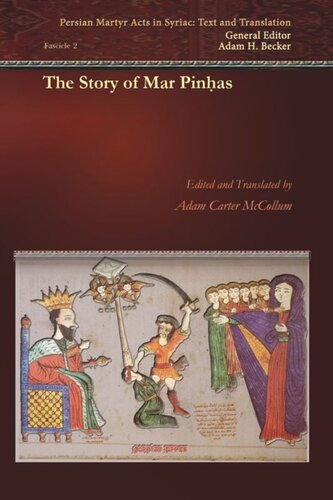The Story Of Mar Pinhas Adam Carter Mccollum Editor