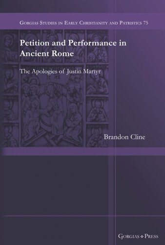 Petition And Performance In Ancient Rome Brandon Cline