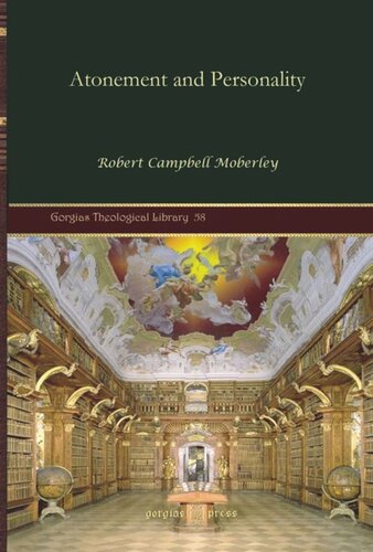 Atonement And Personality 1st Edition Robert Campbell Moberley
