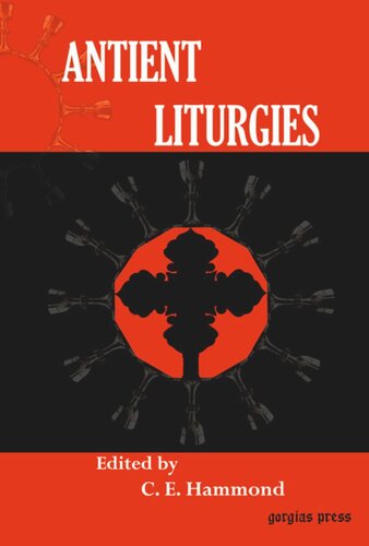 Antient Liturgies C E Hammond