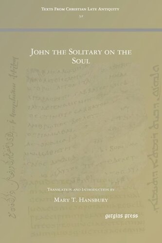 John The Solitary On The Soul Mary Hansbury