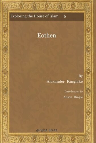 Eothen Alexander Kinglake Alison Dingle