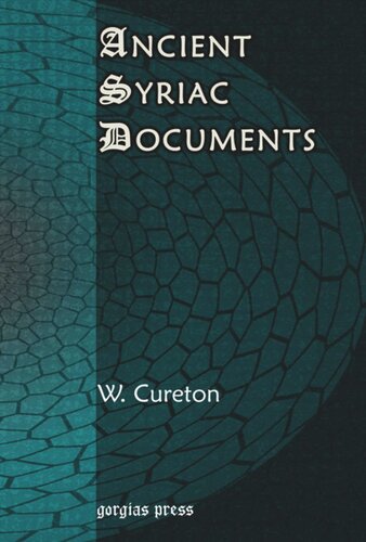 Ancient Syriac Documents William Cureton