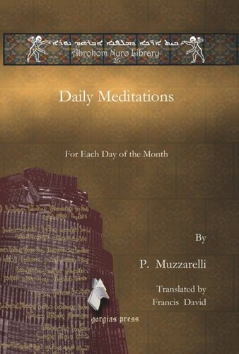 Daily Meditations For Each Day Of The Month P Muzzarelli Francis David