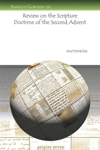 Review On The Scripture Doctrine Of The Second Advent Anonymous Anonymous