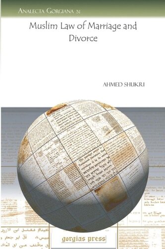 Muslim Law Of Marriage And Divorce Ahmed Shukri