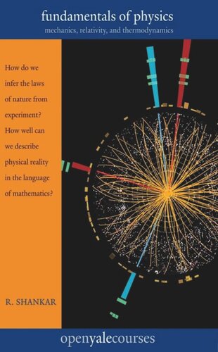 Fundamentals Of Physics Mechanics Relativity And Thermodynamics R Shankar