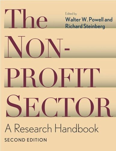 The Nonprofit Sector Gran Sonnevi Rika Lesser Rosanna Warren