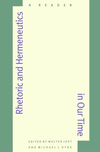 Rhetoric And Hermeneutics In Our Time Stephen J Kunitz Jerrold E Levy