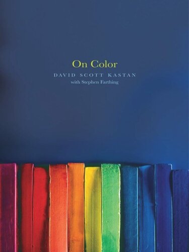 On Color David Kastan Stephen Farthing