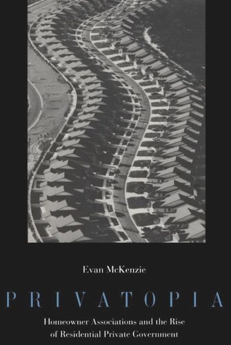 Privatopia Evan Mckenzie