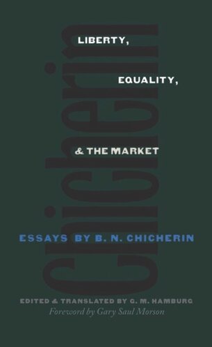 Liberty Equality And The Market Harold Bolitho