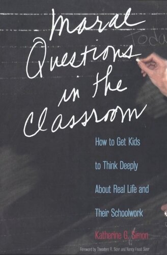 Moral Questions In The Classroom Emily Cockayne