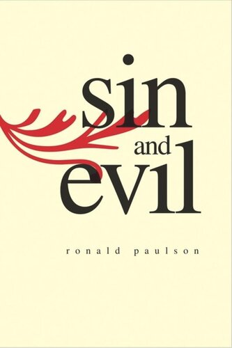 Sin And Evil Moral Values In Literature Ronald Paulson