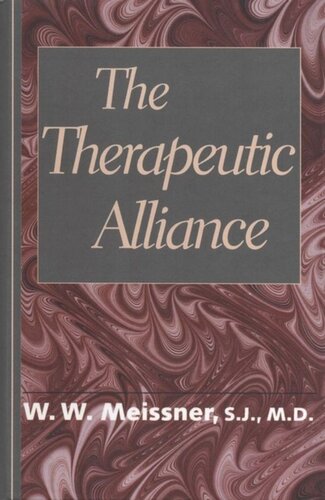 The Therapeutic Alliance Alexander Welsh