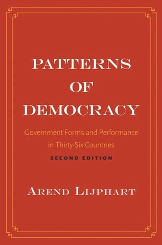 Patterns Of Democracy 2nd Edition Arend Lijphart