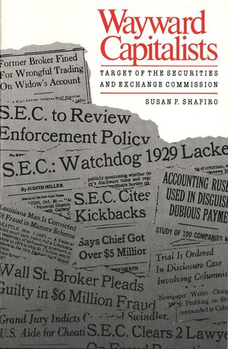 Wayward Capitalists Targets Of The Securities And Exchange Commission Susan Shapiro