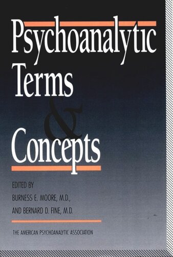 Psychoanalytic Terms And Concepts George Gaylord Simpson