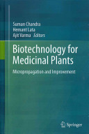 Biotechnology For Medicinal Plants Suman Chandra Hemant Lata