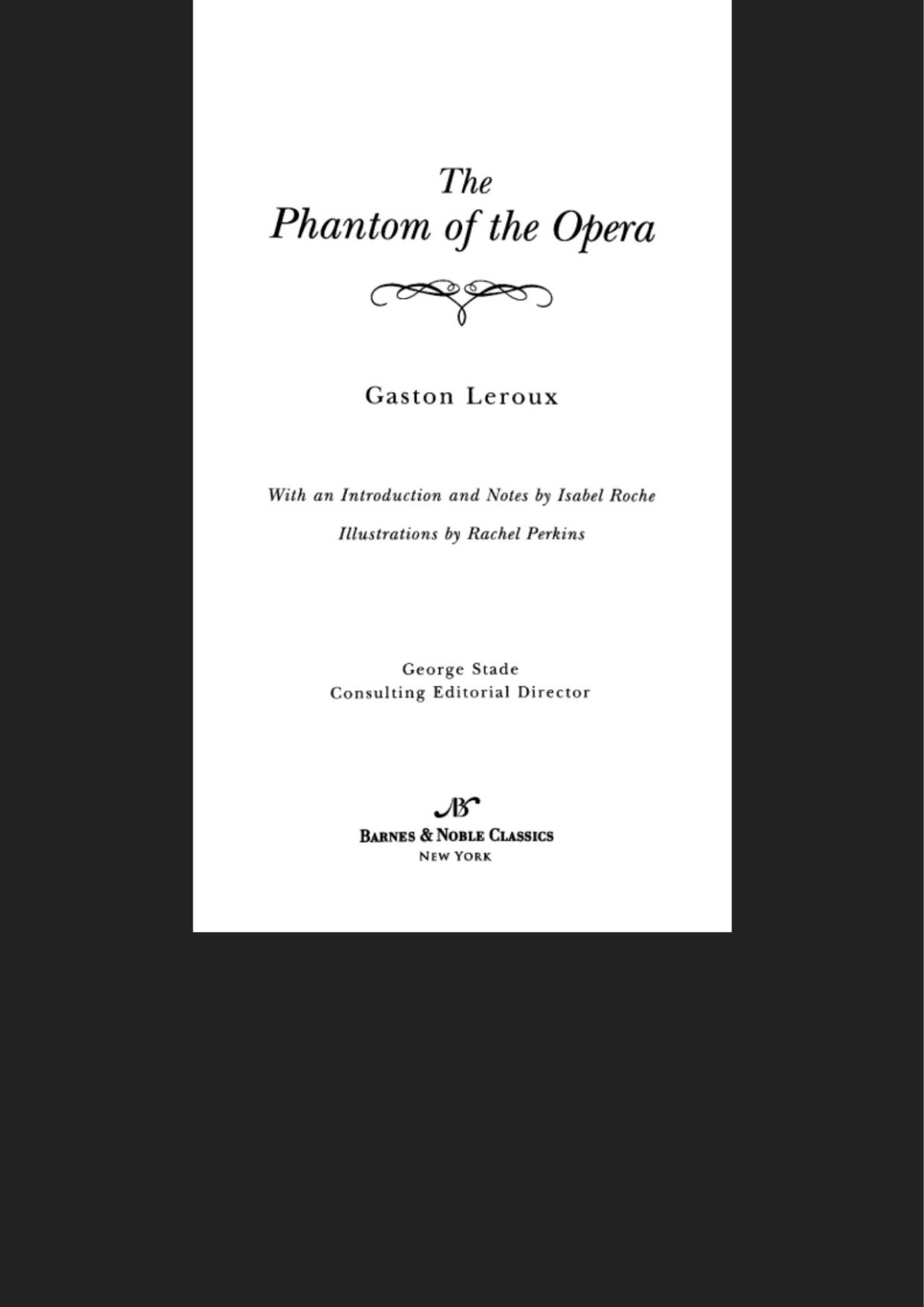 The Phantom Of The Opera Gaston Leroux