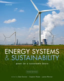 Energy Systems And Sustainability Third Edition Bob Everett Stephen Peake