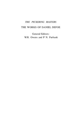 Writings On Travel Discovery And History 7 The History Of The Union Of Great Britain Daniel Defoe